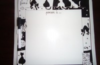 Mémo pour frigo CHAT CHAT CHAT!