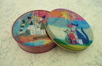 4 sous-verres chats Rosina Wachtmeister avec boîte