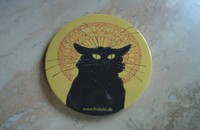 Mirroir de poche "Tournée du chat noir" de Steinlen