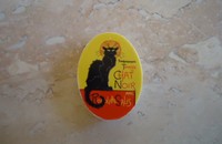 Gomme "Tournée chat noir" de Steinlen