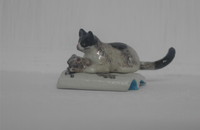 Miniature "Chat et souris sur un livre"