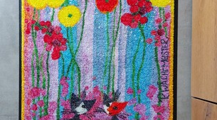 Rosina Wachtmeister paillasson wash & dry chats Happy Together