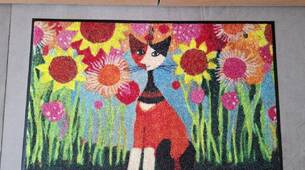 Rosina Wachtmeister paillasson wash&dry chat Lili