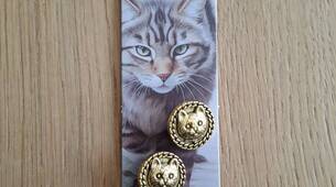 4 Boutons tête de chat