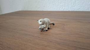 Miniature chat siamois avec chaton I