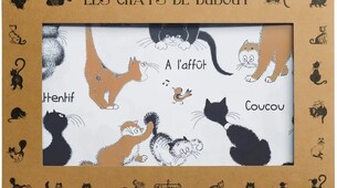 Lot de 2 sets de table chats Dubout Chat'titudes
