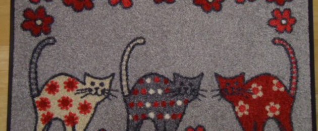 Tapis wash&dry  "Cat Parade"