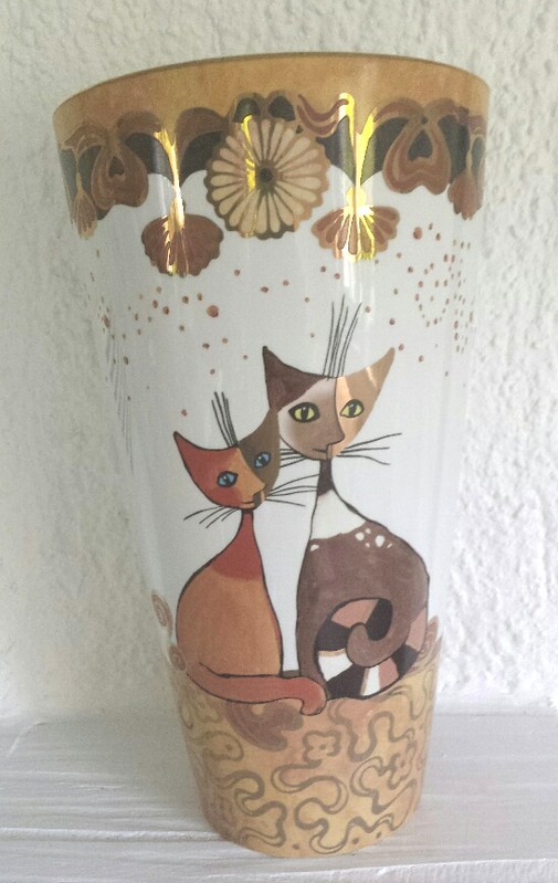 Rosina Wachtmeister Vase Chats Selene E Gerino Boutique Chats D Oeuvre